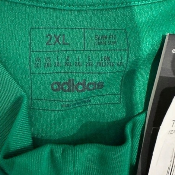 Adidas Tiro 24 Pro Goalkeeper Jersey Green Yellow Slim Fit Men's 2XL IS5350 - Picture 4 of 9